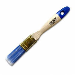 Пензель плаский, 1“, суміш натуральної щетини та поліестеру, довжина щетини 51 мм, дерев“яна ручка HARDY
