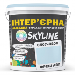Фарба Інтер“єрна Латексна Skyline 0507-B20G Фреш Айс 3л