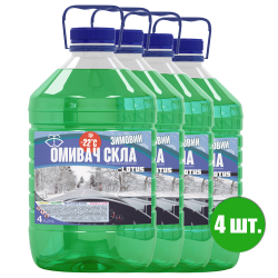 Омивач скла Зимовий -22°C “Яблуко“ Lotus УПАКОВКА 4 шт. x 4 л