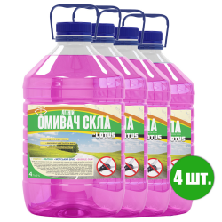 Омивач скла Літній “Bubble Gum“ Lotus УПАКОВКА 4 шт. x 4 л