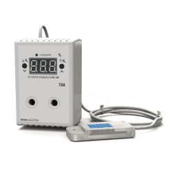 Регулятор-цифровий вимірювач вологості в розетку DEUS Electro РВ-10Р-DHT11 (220В, 10А)