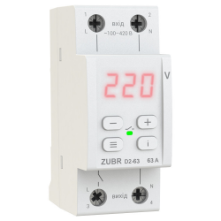 Реле напруги Zubr D2-63 red
