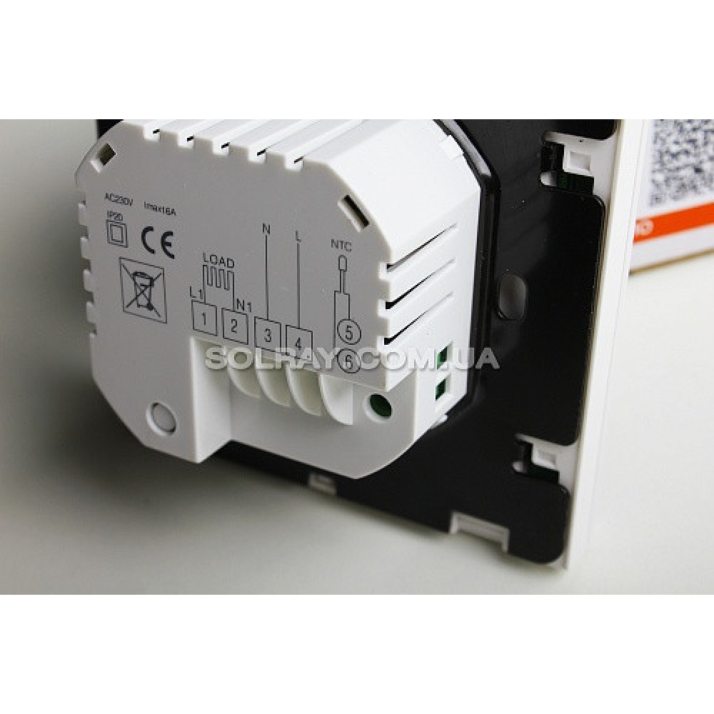 Терморегулятор Heat Plus BHT-323Gb White