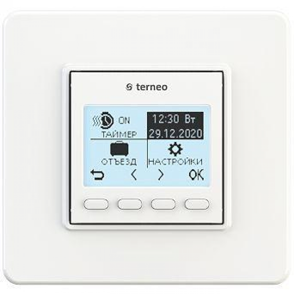 Терморегулятор terneo pro, білий