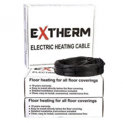 Тепла підлога Extherm двожильний нагрівальний кабель ETC ECO 20-400