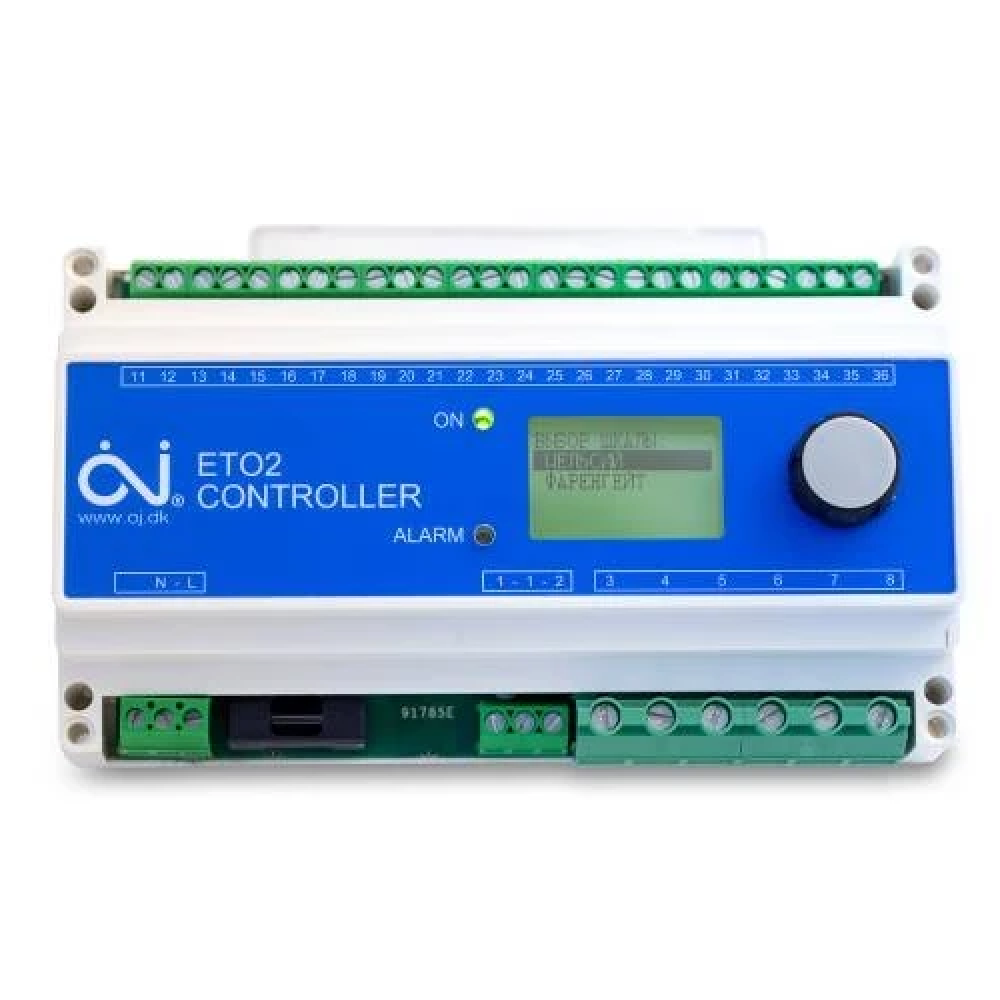 Терморегулятор OJ Electronics на DIN рейку ETO2-4550