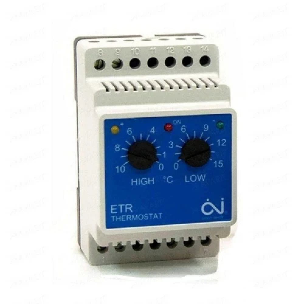 Терморегулятор OJ Electronics на DIN рейку ETN4-1999
