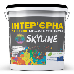 Фарба ІНТЕР“ЄРНА Латексна для стін, стель, дверей SkyLine 7 кг